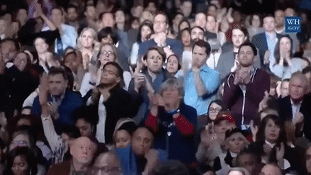 Barack Obama Applause GIF